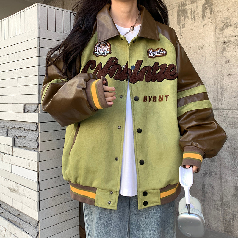 American Baseball Jacket With A Female Design Sense That Is Niche