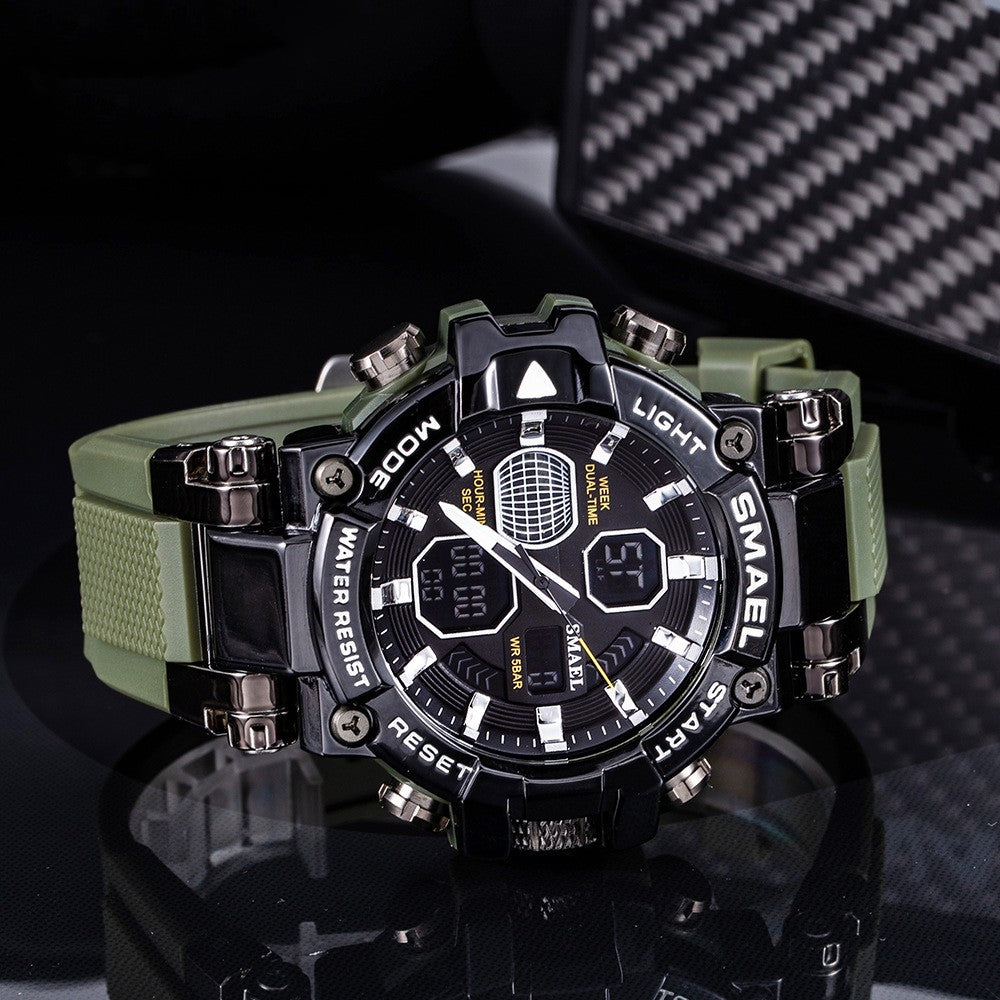 Trendy Alloy Watch Men's Multifunctional