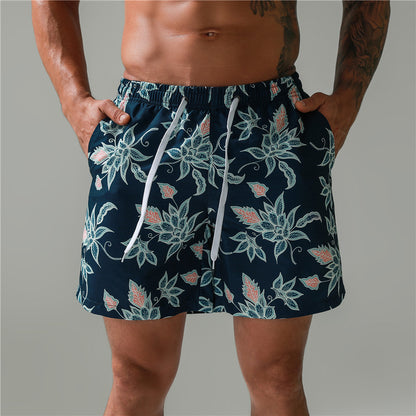 European And American Seaside Holiday Loose Surfing Shorts