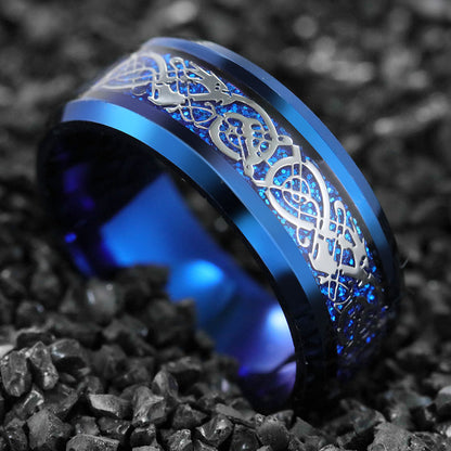 Dragon Pattern Ring Domineering Male And Female Students