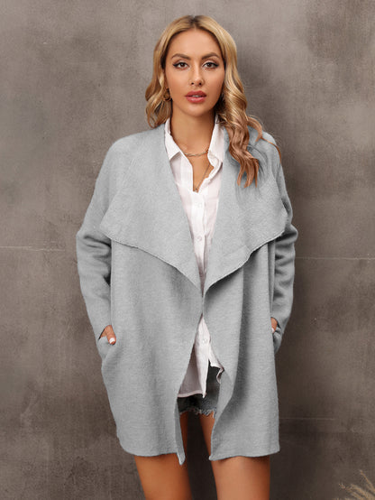 Plus Size Women's Long Fashion Coat